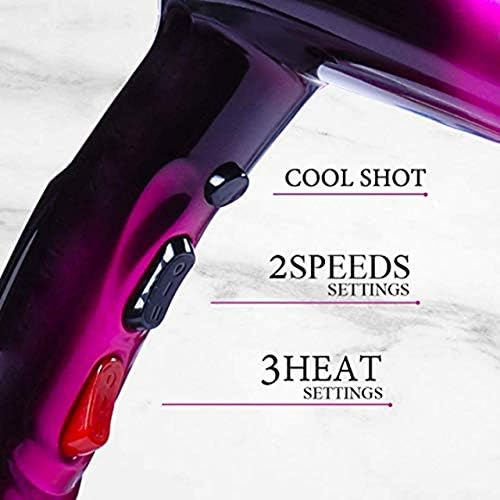 3500W Professional Hair Dryer with Nozzle and Diffuser for Fast Drying and Styling - Image 3
