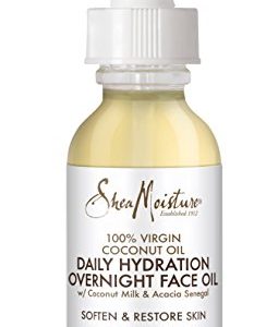 SheaMoisture 100% Virgin Coconut Overnight Face Oil, 1 oz