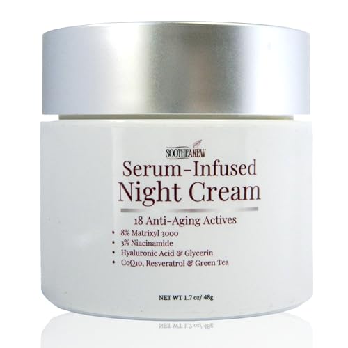 Anti-Aging 8% Matrixyl & Peptide Night Cream, 1.7 Fl Oz