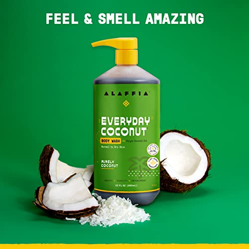 Alaffia Everyday Coconut Body Wash, 32 Fl Oz, Natural Ingredients - Image 7