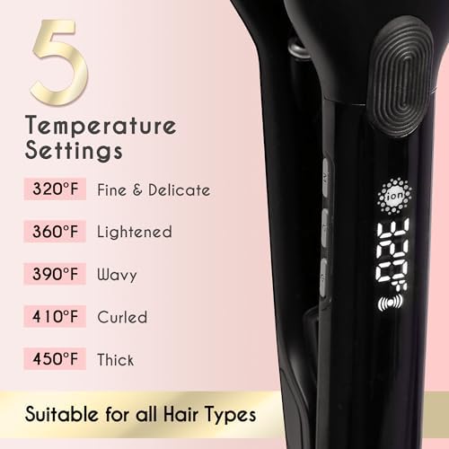 ELLA BELLA? Infrared Titanium Flat Iron with Digital Display - Image 4
