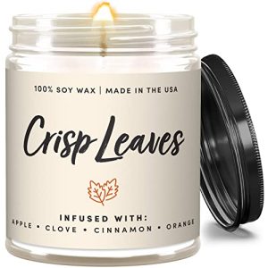 9oz Autumn Scented Candle Crisp Leaves for Cozy Home Decor