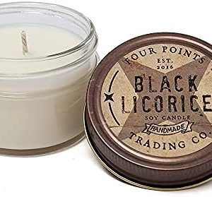 Black Licorice Soy Candle, 4 Oz ? Aromatherapy Gift