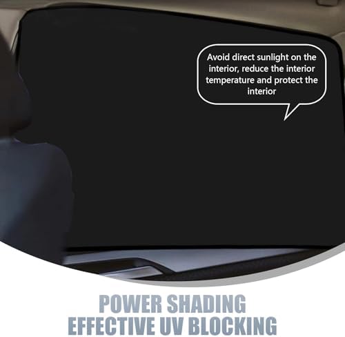 4 PCS Universal Car Side Window Sunshade Set (Silver) - Image 3