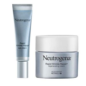 Neutrogena Rapid Wrinkle Repair Eye & Face Cream Set, 1.7 oz Twin Pack
