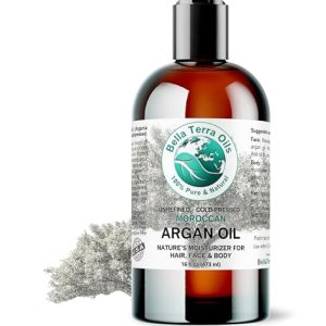 **Bella Terra Argan Oil 16 oz ? Cold-Pressed, Moroccan**