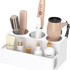 NIUBEE Acrylic Hair Tool Organizer for Bathroom Storage