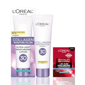 L?Oreal Paris Collagen Face Cream SPF 30 & Serum Sample