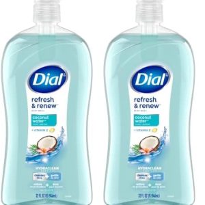 Dial Refreshing Coconut Water Body Wash, 32 oz (2-Pack)