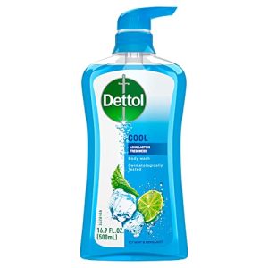Dettol Cool Body Wash with Mint & Bergamot, 16.9 Oz