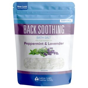Soothing Bath Salt 32oz Epsom with Essential Oils & Vitamin C