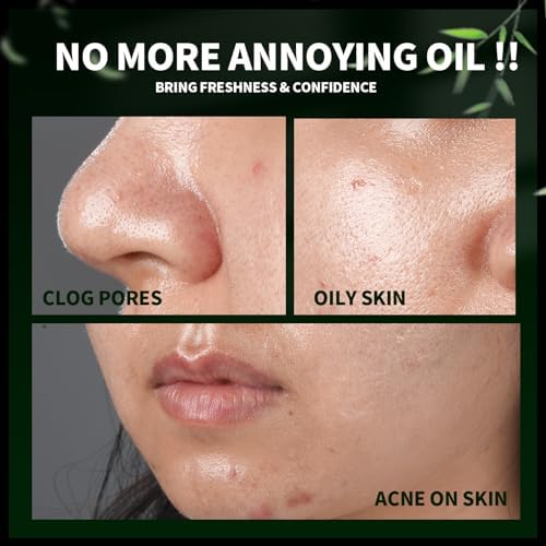 1200 Count Bamboo Charcoal Oil Absorbing Blotting Sheets for Oily Skin - Image 6