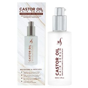 HerStyler Castor Oil Serum: Vitamin E, Heat Protectant, Thickening