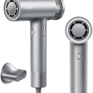 Lightweight 0.67lb Ionic Hair Dryer with 110K RPM and 4 Heat Settings