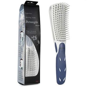 BESTOOL Detangling Brush for Curly Afro Hair (Blue)