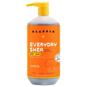 Alaffia Shea Body Wash, Moisturizing, Unscented, 32 fl oz
