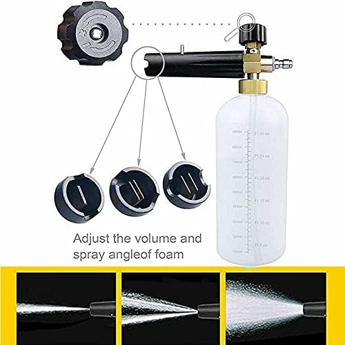 Foam Cannon 1L, 1/4? Connector, 5 Nozzle Tips - Image 6
