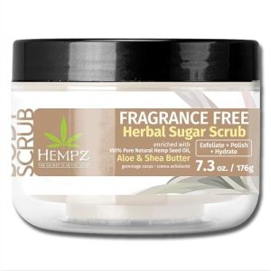 HEMPZ Fragrance-Free Sugar Body Scrub ? 7.3 fl oz