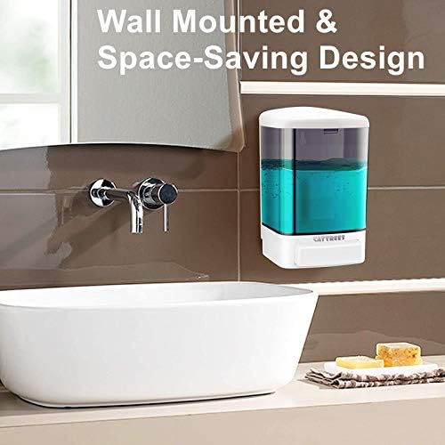 33.8oz Wall-Mounted Manual Soap Dispenser ? Black - Image 4