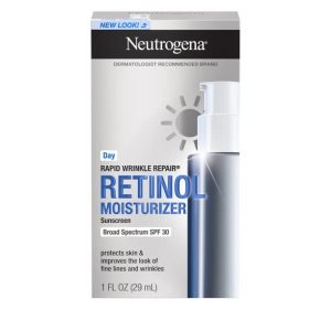 Neutrogena Wrinkle Repair Daily Moisturizer SPF 30, 1 oz Twin Pack, New