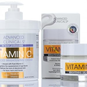 Vitamin C Body & Face Cream Set for Brightening Skin