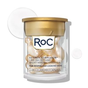 RoC Retinol Night Serum Capsules for Anti-Aging, 10 Count