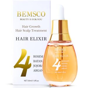 4-in-1 Hair Growth Oil with Rosemary, Jojoba, Argan, and Batana, 16 oz