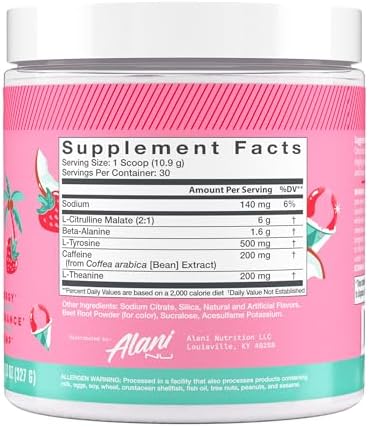 Alani Nu Hawaiian Shaved Ice Pre Workout ? 30 Servings - Image 2
