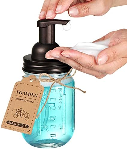 Mason Jar Foaming Soap Dispenser with Chalkboard Labels - Image 3