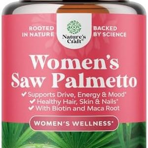 Extra Strength Saw Palmetto Hair Vitamins for Women