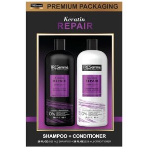 TRESemmé Keratin Repair Shampoo & Conditioner Set, 28 Oz Each, Pack of 2