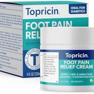 Topricin 4 oz Foot Pain Relief Cream ? Fast Acting