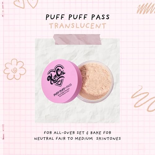 Kimchi Chic Puff Pass Powder Set, Translucent 03 - Image 4