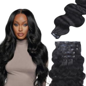 14? Body Wave Seamless Clip-In Hair Extensions, 110g