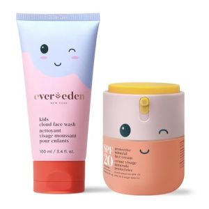 Kids Vegan Skin Care Duo: Face Wash & SPF Cream