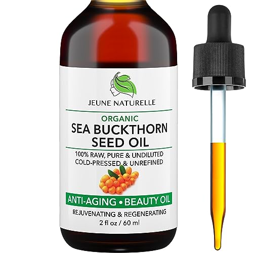 Jeune Naturelle Organic Sea Buckthorn Oil, 100% Pure, Travel Size