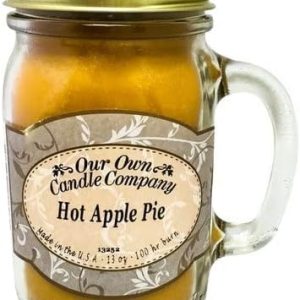 13 oz Hot Apple Pie Scented Candle, 100 Hour Burn Time