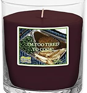 I'm Too Tired to Cook Brown Scented Candle 3 oz.