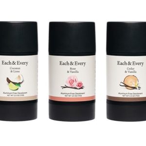 Each & Every Natural Deodorant Multipack ? 3 Travel Sizes