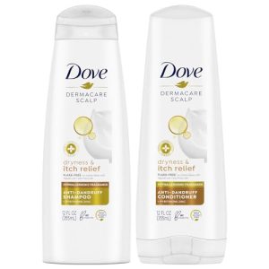 Dove DermaCare Shampoo & Conditioner Set, 12 Oz, Anti-Dandruff