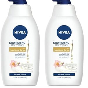 Nivea Nourishing Botanical Blossom Body Wash, 30 Fl Oz (2-Pack)
