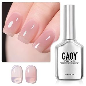GAOY 16ml Sheer Rose Pink Jelly Gel Polish