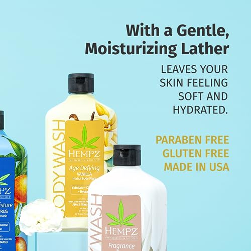 Hempz Age Defying Body Wash ? Vanilla & Musk, 17 fl oz - Image 5