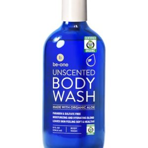 Organic Unscented Vegan Gentle Body Wash for Sensitive Eczema-Prone Skin