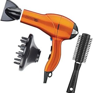 INFINITIPRO Conair Lightweight AC Motor Hair Dryer with Diffuser, 1875 Watts