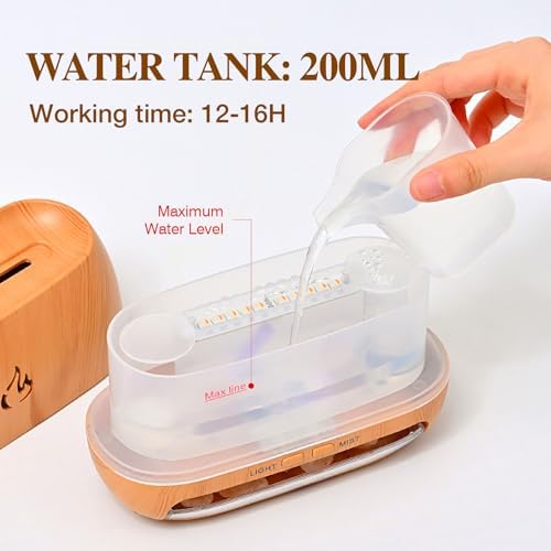 Himalayan Salt Lamp Diffuser Set with 12 Essential Oils - Image 9