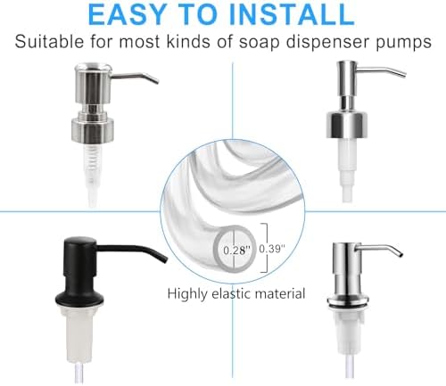 47? Soap Dispenser Extension Tube Kit with Check Valve - Image 3