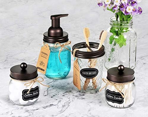 Mason Jar Foaming Soap Dispenser with Chalkboard Labels - Image 6