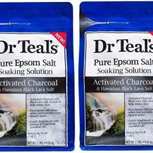 Dr Teal?s Epsom Salt & Charcoal Bath Soak, 2 Pack