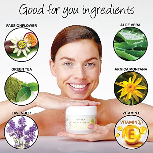Deluvia Miracle Aloe Cream ? 8 oz Moisturizer for Skin - Image 3